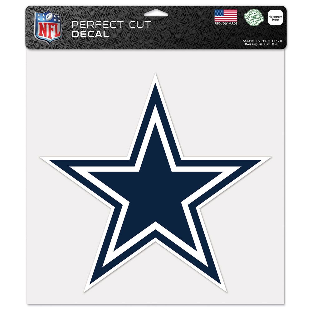 4x17 Dallas Cowboys NFL Perfect Fit Decal