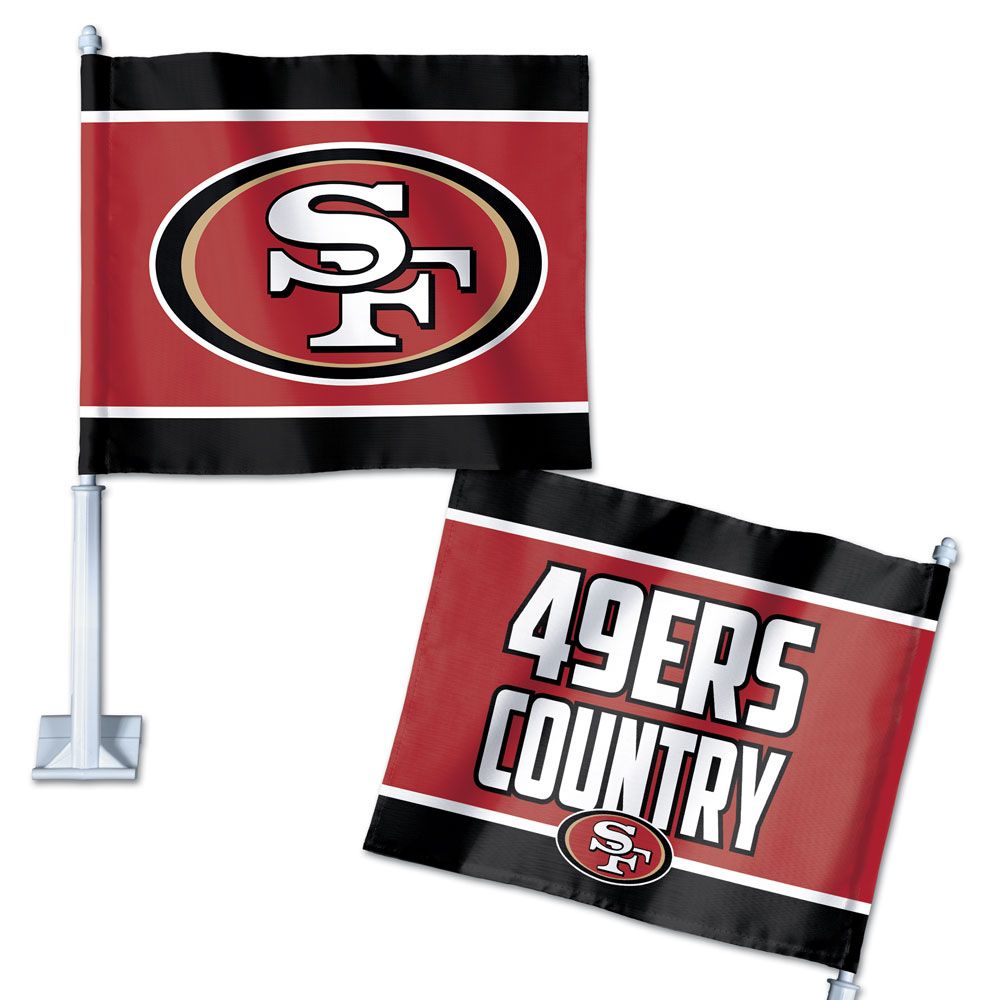 Minnesota Vikings NFL 2 Pack Solid Car Flag