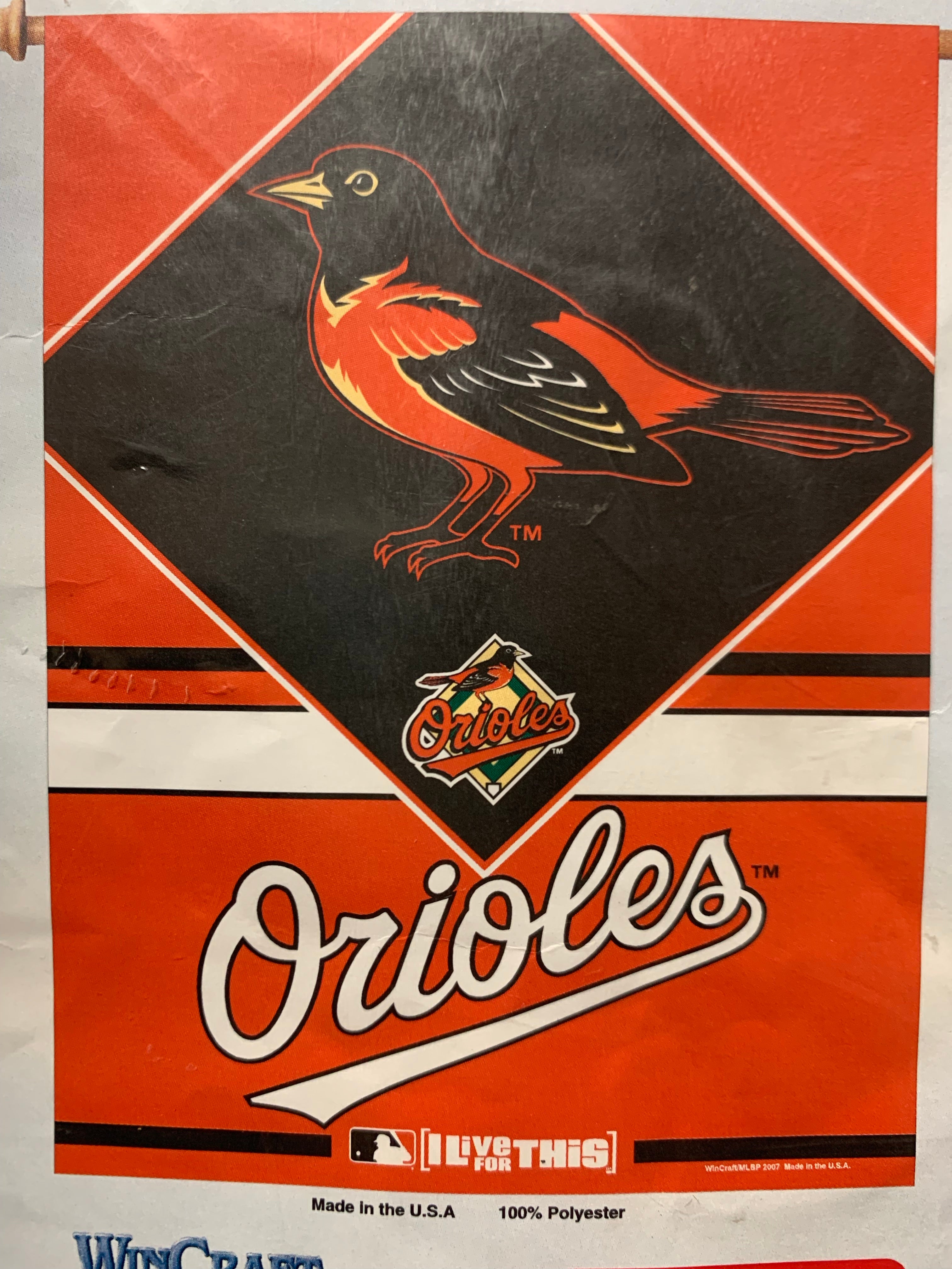Baltimore Orioles Size XL MLB Flags for sale