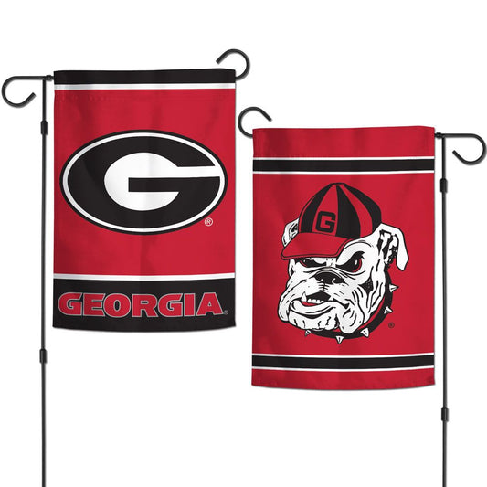 12.5"x18" University of Georgia Bulldogs Double-Sided Garden Flag