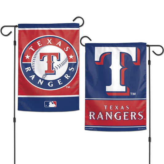 12.5"x18" Texas Rangers Double-Sided Garden Flag