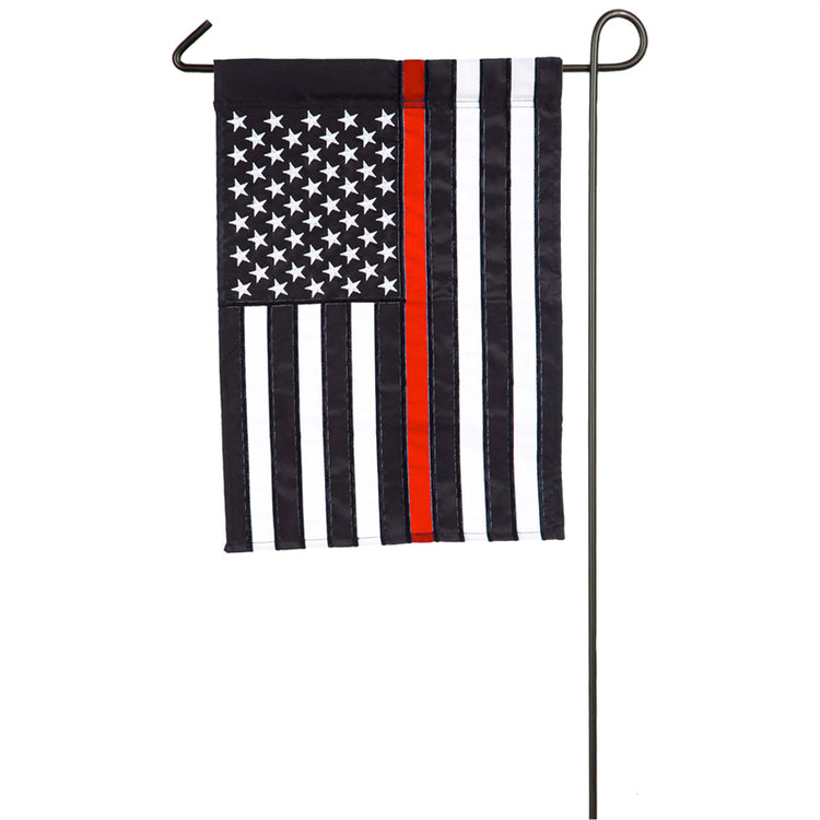 Thin Red Line Garden Flag