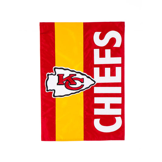 12.5"x18" Kansas City Chiefs Double-Sided Garden Flag