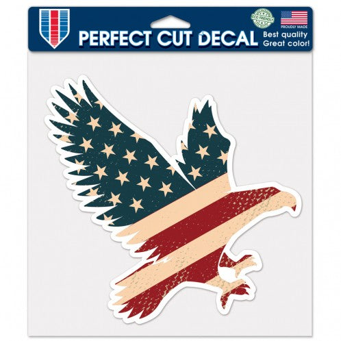 8"x8" Patriotic Eagle Decal