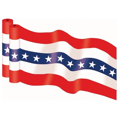 36"x10 yd Stars & Stripes Patriotic Plastic Bunting