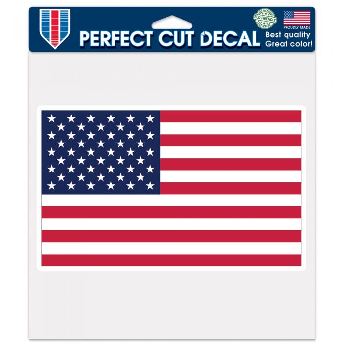 4.68"x7.75" American Flag Decal