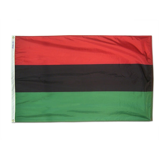 5x8 Afro American Outdoor Nylon Flag