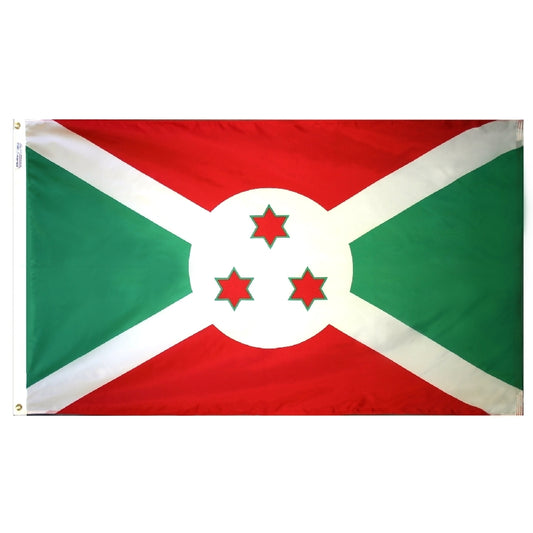 3x5 Burundi Outdoor Nylon Flag