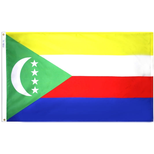 4x6 Comoros Outdoor Nylon Flag