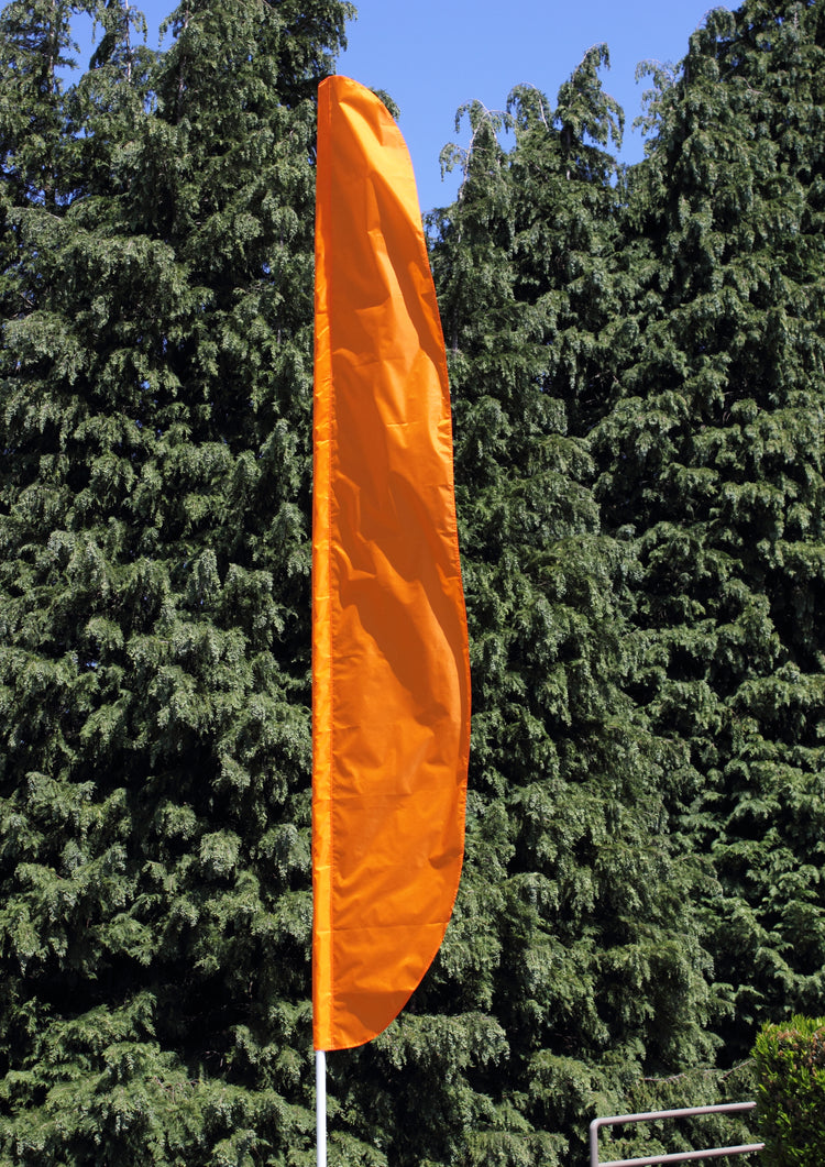 12'x26" Solid Color Feather Flag - Golden Poppy