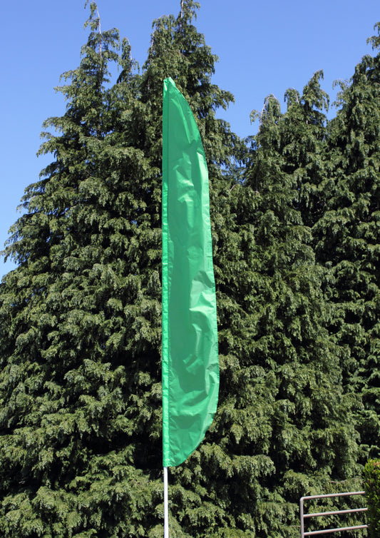 12'x26" Solid Color Feather Flag - Mint Green