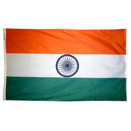 5x8 India Outdoor Nylon Flag