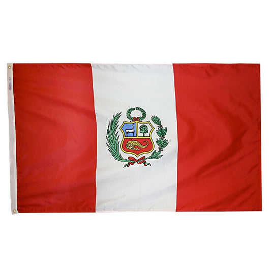 3x5 Peru Outdoor Nylon Flag