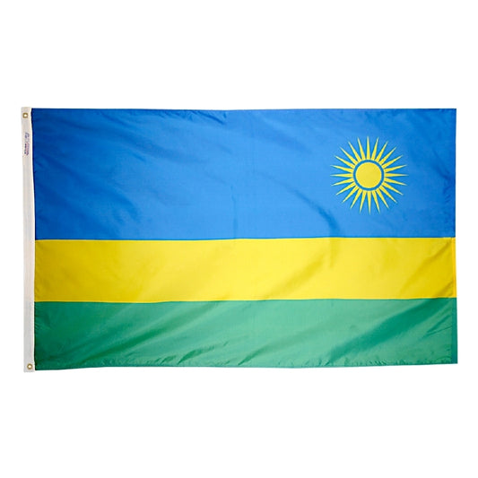 3x5 Rwanda Outdoor Nylon Flag