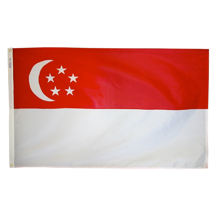 3x5 Singapore Outdoor Nylon Flag