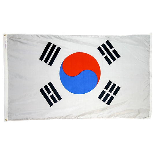 5x8 South Korea Outdoor Nylon Flag