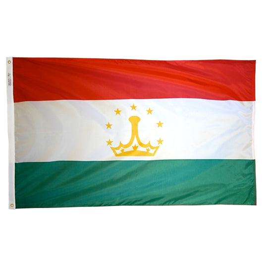 3x5 Tajikistan Outdoor Nylon Flag