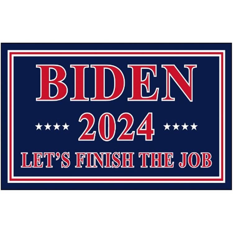 2x3 Biden 2024 Let's Finish the Job Outdoor Flag