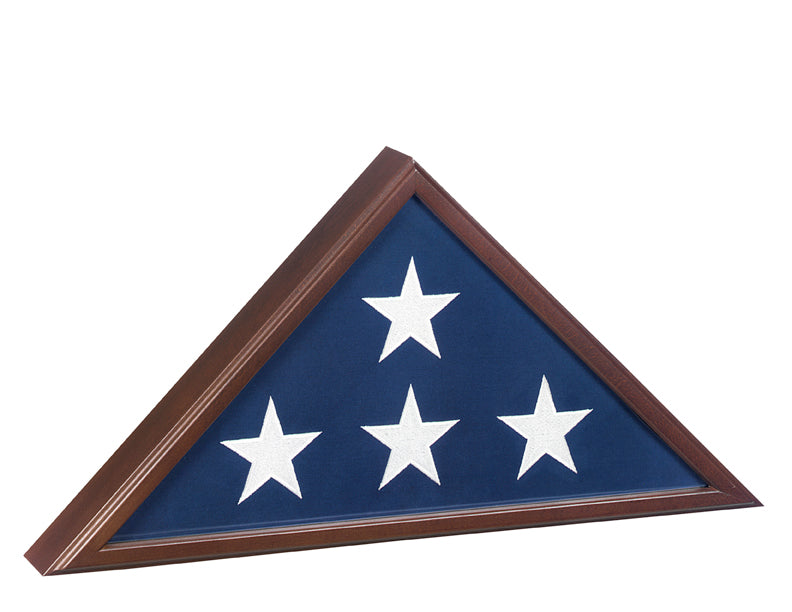 Cherry Finish Wood Flag Case for 5x9.5 Flag