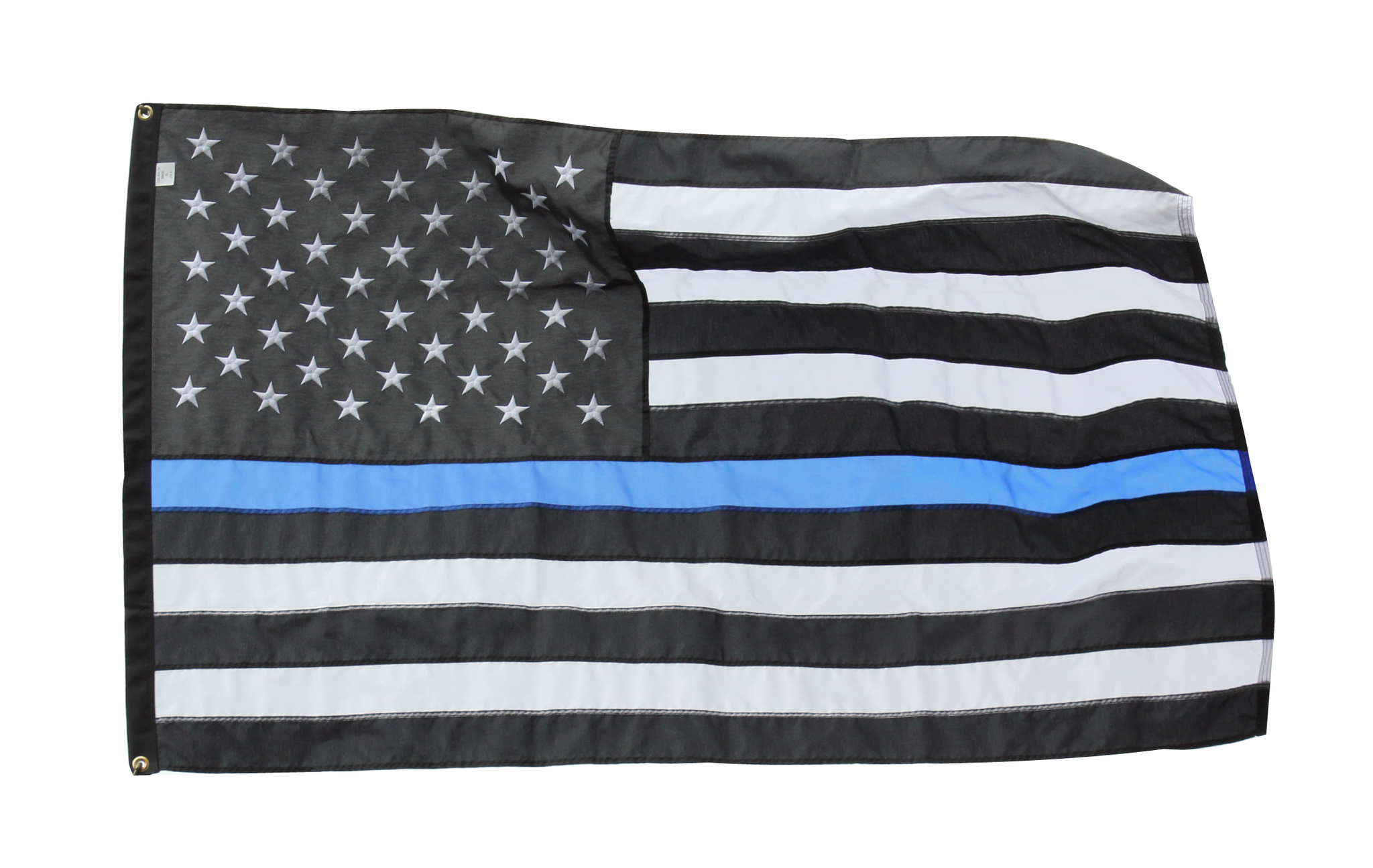 3x5 Thin Blue Line American Outdoor Nylon Flag